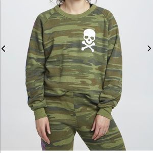 SoulCycle x Aviator Nation Camo Sweatshirt